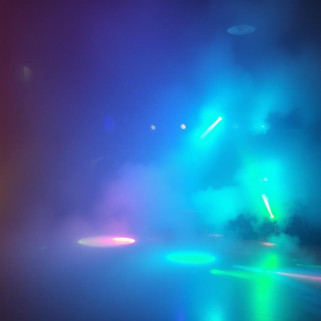 Røgmaskine og atmosfæreeffekter på dansegulv